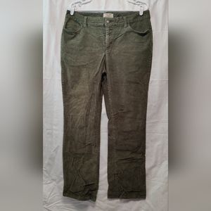Any Item $10- Send an Offer (Purses Excluded)- Olive Green Corduroy Pants